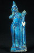 تمثال صغير من الفيانس يُصوِّر الإله "حربوقراط"