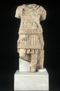 Headless statue of a military leader or an emperor