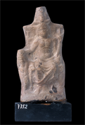 Statuette of  Serapis sitting on the throne
