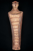 Terracotta coffin