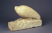 تمثال للإله "جحوتي" في هيئة أبي منجل