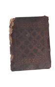 Jaquette d’un manuscrit de la collection de la Bibliothèque de Hamouli