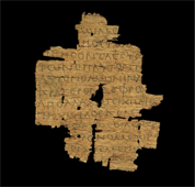 Parchment bearing part of the history of Alexander the Great