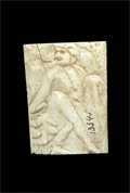 Plaque en ivoire représentant Hercule