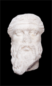 رأس للإله "ديونيسوس"