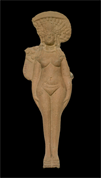 تمثال من الفخار للإلهة "إيزيس-أفروديت"