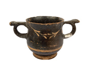Small double-handled drinking cup (Kantharos) 