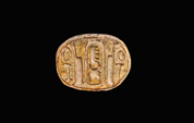 Amulet inscribed with the name of Thutmose III 