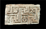 Fragment of a frieze decorated with crosses 