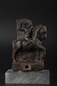 Statuette of a knight riding a horse