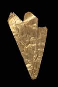 Six appliques en feuille d'or pour un diadème 